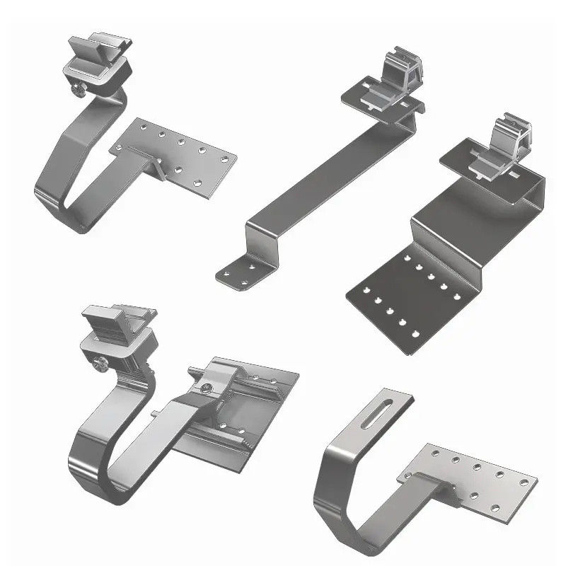 قلاب پانل خورشیدی با مقاومت بالا قلاب سقف Pv پیچ نصب 1.4KN/M2