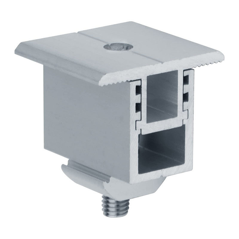 گیره میانی پنل خورشیدی SS مقاوم در برابر خوردگی 3.0mm-4.5mm ضخامت