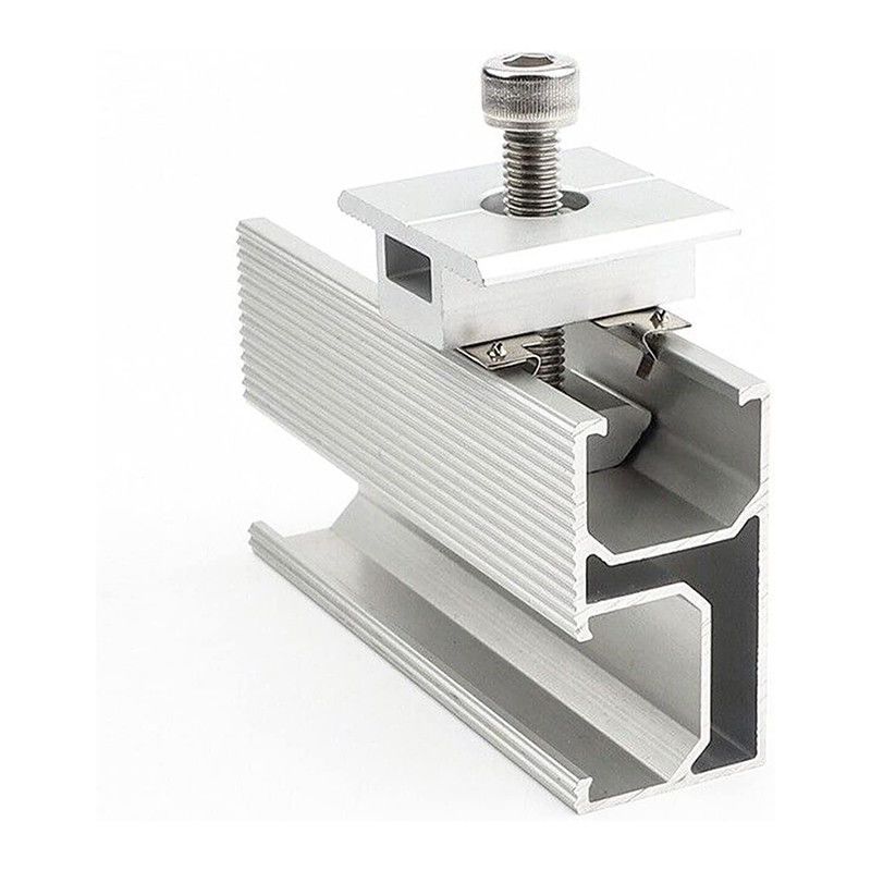 گیره پنل خورشیدی با استحکام بالا پایه خورشیدی Mid Clamp 3.0mm تا 4.5mm ضخامت