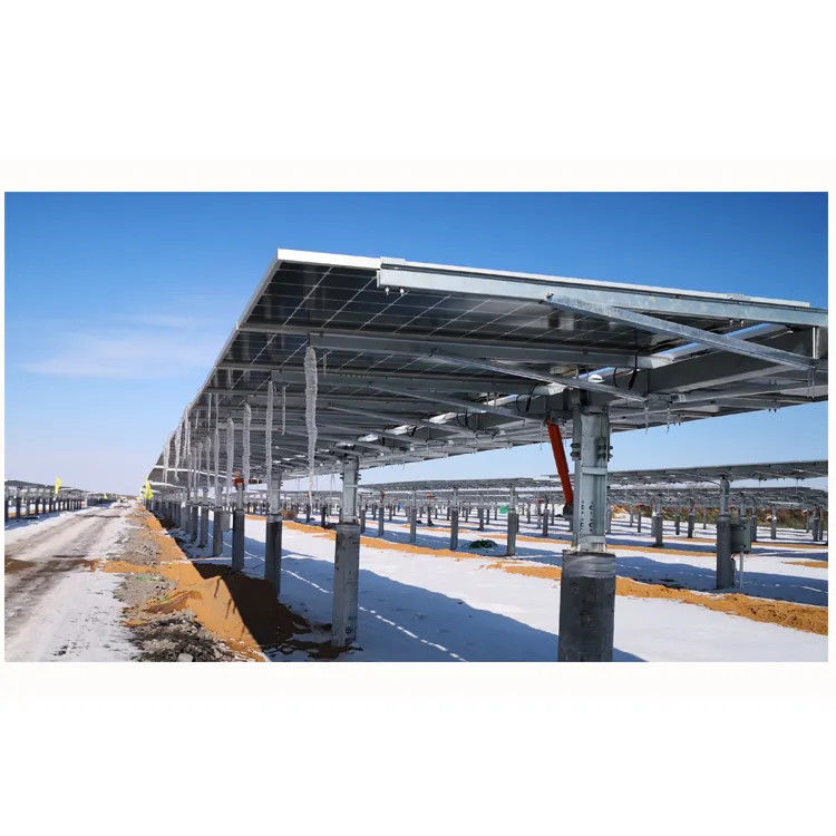 واردات سیستم ردیابی فتوولتائیک تک محوری از کارخانه چینی + سیستم خود تمیز کردن پنل فتوولتائیک