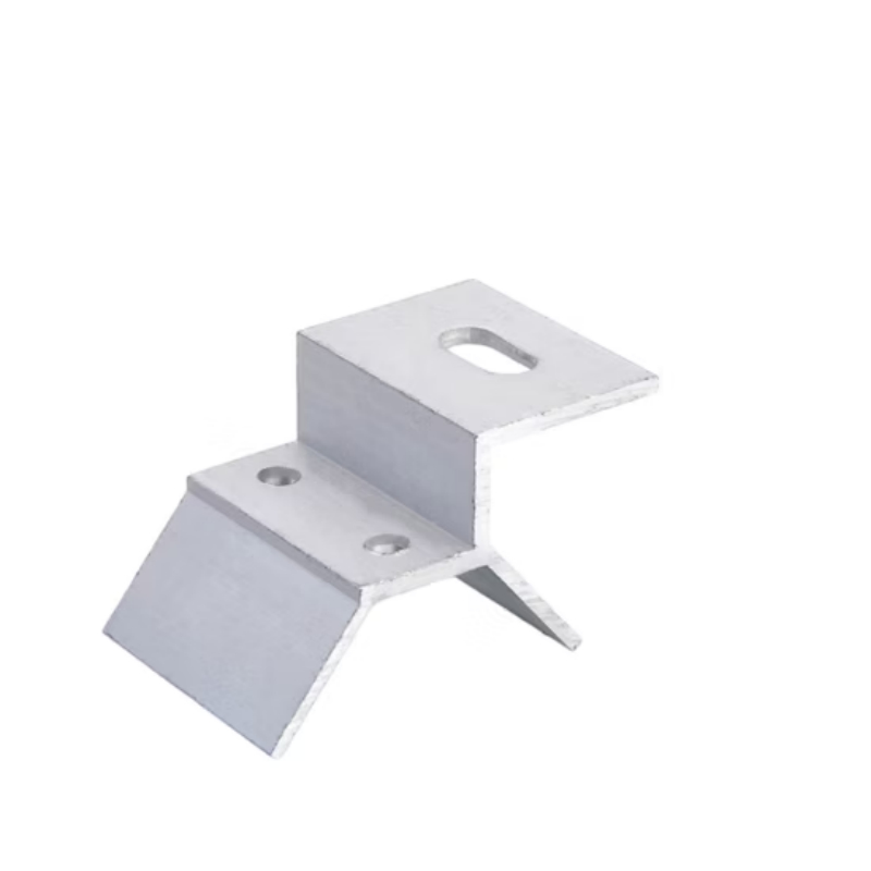 کلیمپ آلیومینیومی با پیچ دوگانه و گرفتگی دنده دار برای ارتعاش - کلیمپ سقف خورشیدی مقاوم برای تثبیت ساختاری