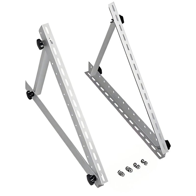 زاویه تنظیم شده پانل خورشیدی براکت های نصب خم شده پانل خورشیدی PV دیوار نصب برای دیوار زمین سقف مسطح