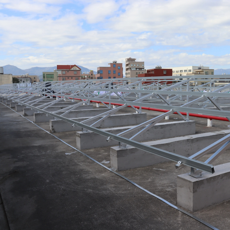 Rust-Resistant Solar Panel Mounting Brackets for Large-Scale Solar Plants with Pre-Assembled Supporting Rack and High Strength