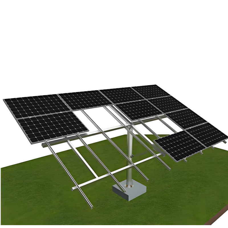 Solar Panel Mounting Brackets Multi Panel Arrays Support System Featuring C Steel Beam for Increased Strength and Rust Resistance