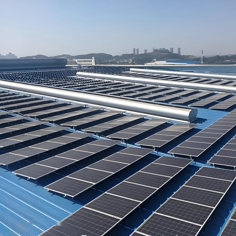 براکت‌های نصب پنل خورشیدی روی سقف‌های فلزی ایستاده ضد خوردگی، قابل تنظیم، نصب سریع