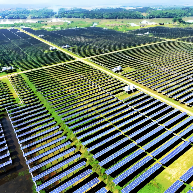 قاب براکت PV مقاوم در برابر بادهای شدید مخصوص زمین، تحمل بار سنگین و ضد خوردگی