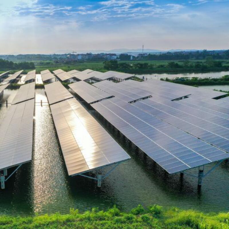 Ground Solar PV Mounting Frame - Deep Pile Anchoring, Wind & Shake Resistant, Firmly Rooted in the Ground