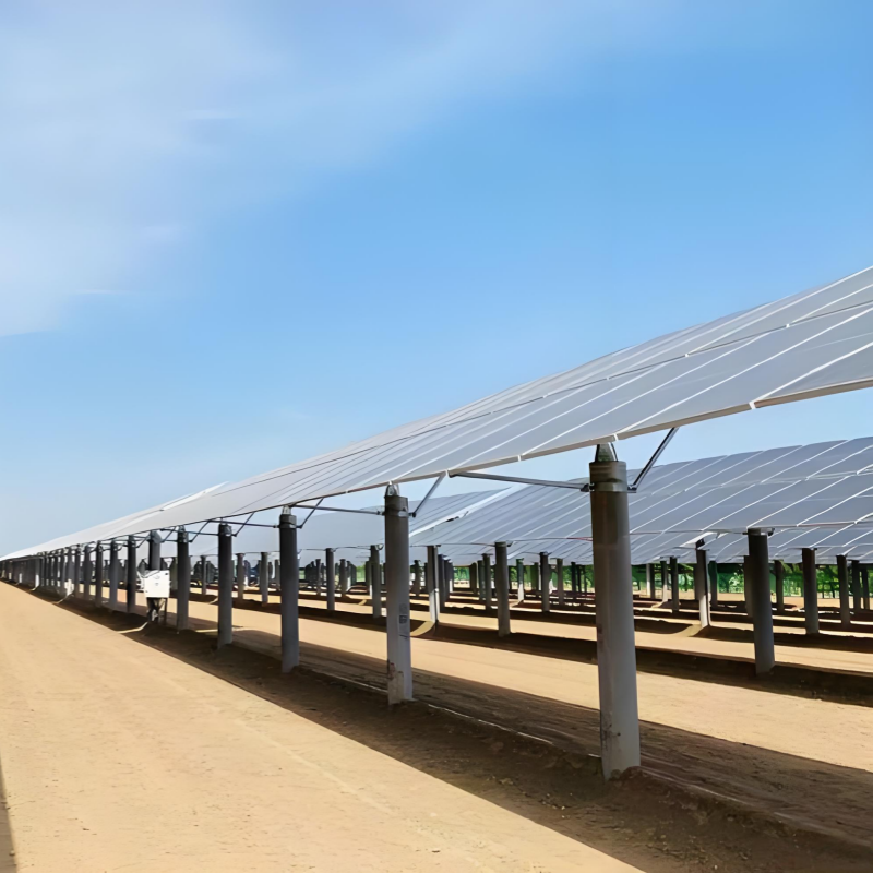 Ground Solar Mounting Brackets Offering Convenient Installation and Maintenance for Large Scale Renewable Energy Systems